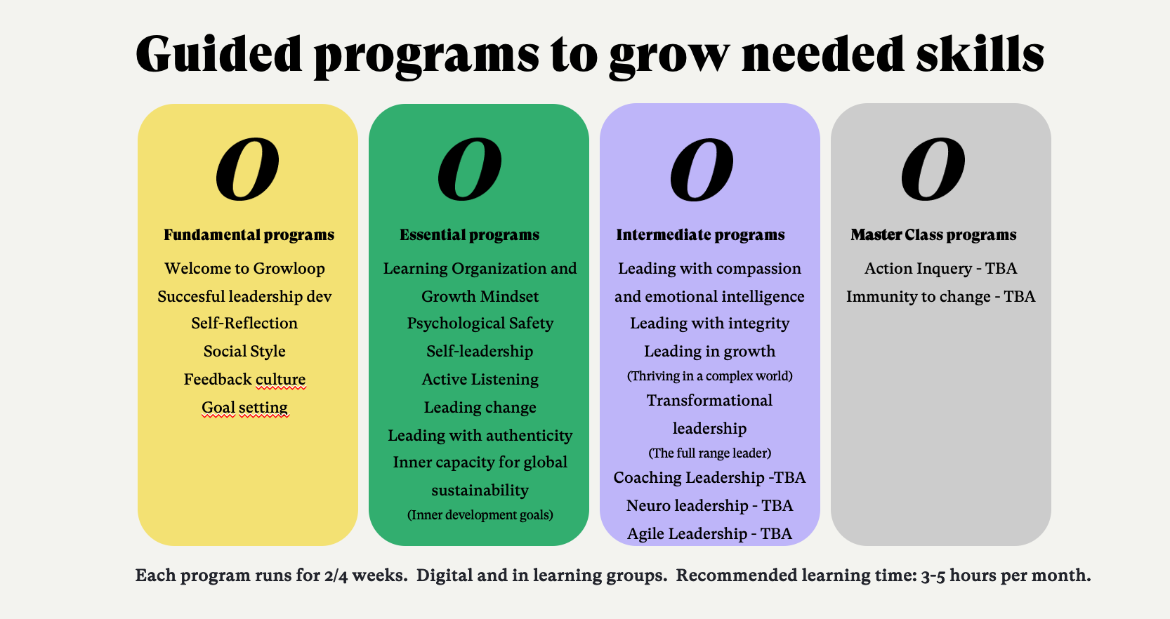Powerful leadership programs to choose from